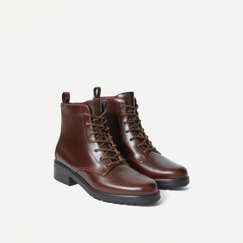 Brown everlane leather boots size 7